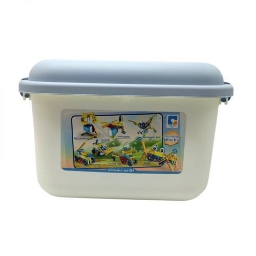 Конструктор на радіокеруванні 361 деталь, автоматичний рух, колесо вільного ходу, рух вперед-назад, акумулятор 3.7 V, пульт керування, в боксі