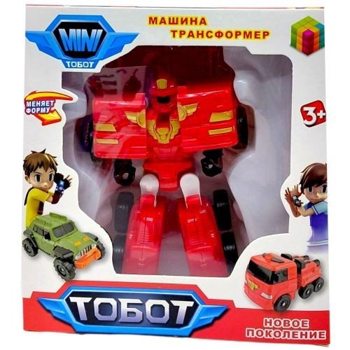 Трансформер Тобот 15x7x14 см (ЧЕРВОНИЙ)