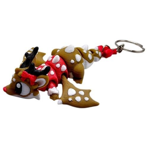 Брелок "Дракончик Олень" (3d друк)