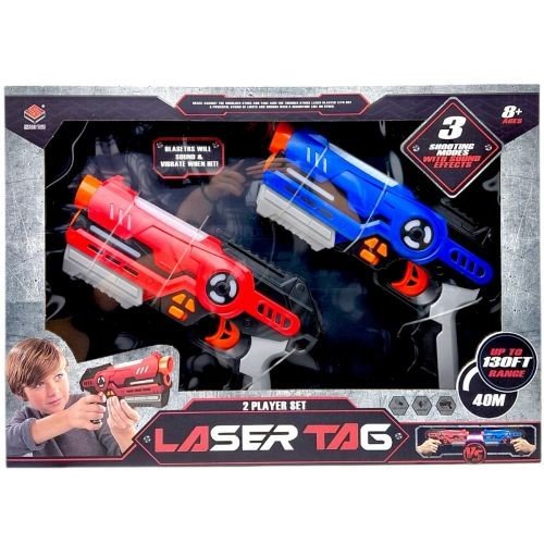 Бластери, бойвий набір 2в1 (ЧЕРВОНИЙ+СИНІЙ)