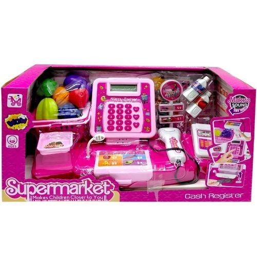 Касовий апарат "Супермаркет" (РОЖЕВИЙ)