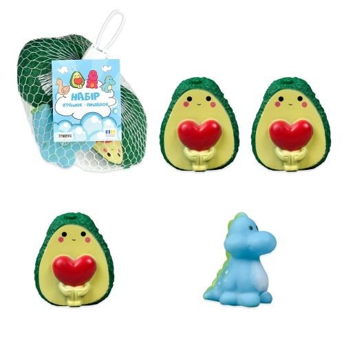 Набір іграшок-пищалок "Весела компанія"
