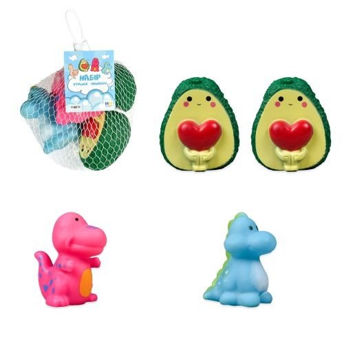 Набір іграшок-пищалок "Маленькі друзі"