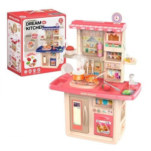 Кухня з посудом (РОЖЕВА)