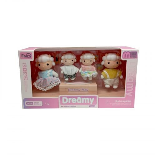 Флоксові тварини “Овечки”, 4 штуки, рухомі кінцівки, в коробці, мікс видів