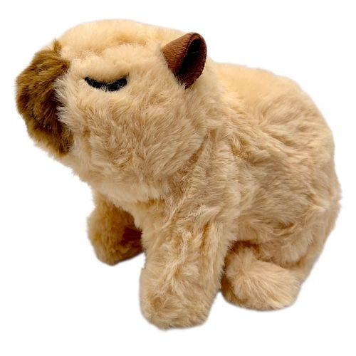 Мʼяка інтерактивна іграшка "Капібара" (бежева)