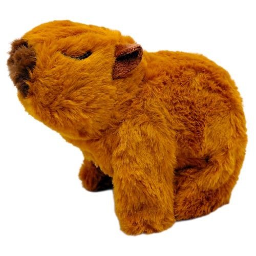 Мʼяка інтерактивна іграшка "Капібара" (коричнева)