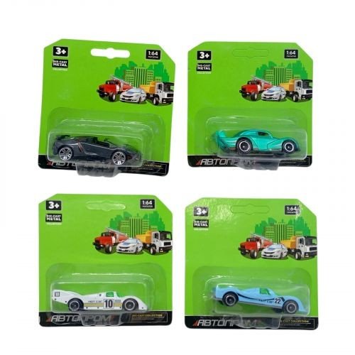 Машина АВТОПРОМ метал, планшет 15,5*11,5*4см. Мікс видів