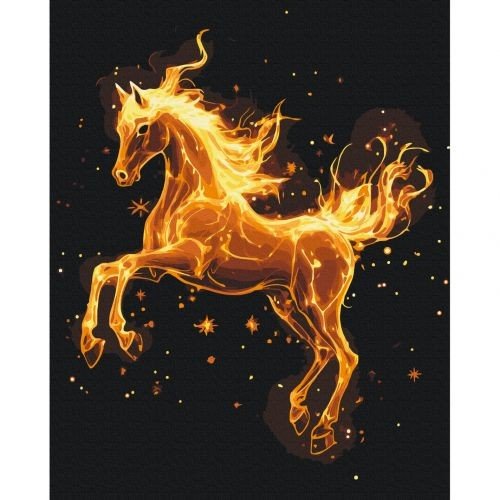 Картина по номерам "Символ 2026 року" 40x50 см.