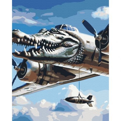 Картина по номерам "Bombardino Crocodile" 40x50 см.