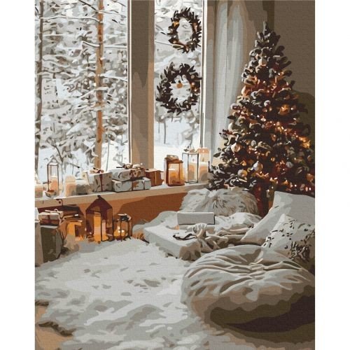 Картина по номерам "Магія зимового дня" 40x50 см.