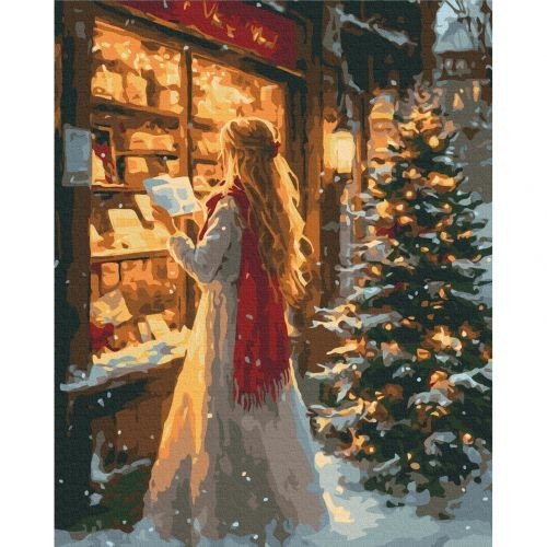 Картина по номерам "Час новорічних див" 40x50 см.