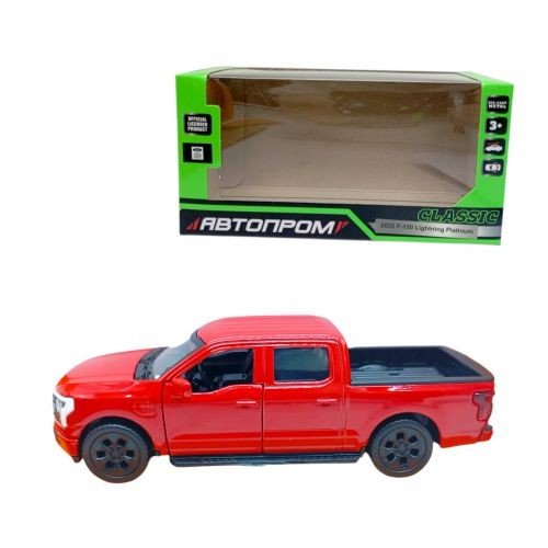 МАШИНКА АВТОПРОМ F-150 Lightning Platinum (ЧЕРВОНА)