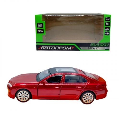 МАШИНКА АВТОПРОМ BMW i7 G70 (ЧЕРВОНА)