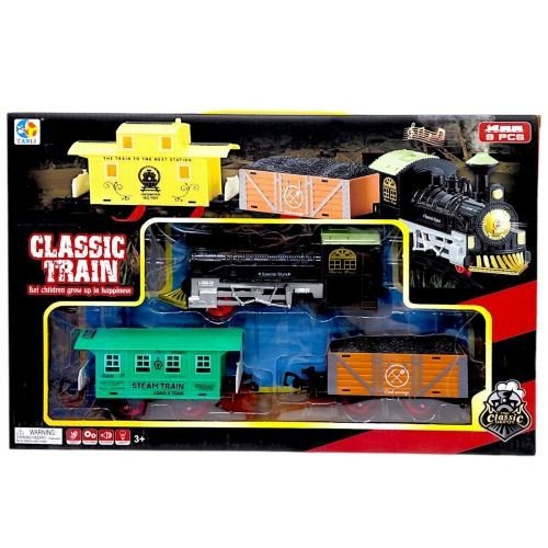 Залізниця (звук, підсвічування, 2 вагони, в коробці 41,5х6х27,5 см)