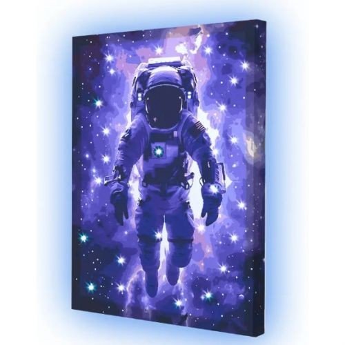 Картина по номерах зі світлодіодною підсвіткою "Starman" 40х50 см