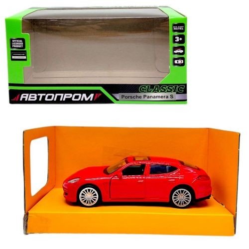 МАШИНА АВТОПРОМ (металева) Porsche Panamera S (ЧЕРВОНА)