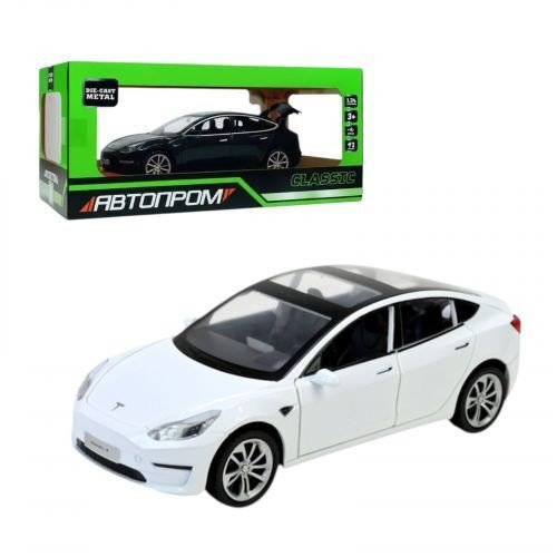 МАШИНА 1:24 Tesla model 3 (БІЛА)