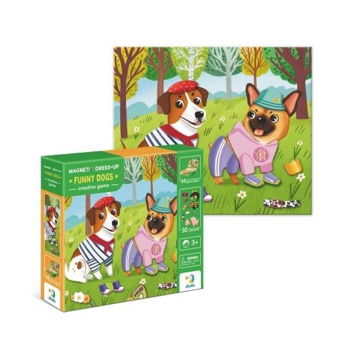 Магнітна гра «Одягалка: Кумедні пси»