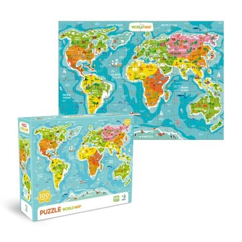 Пазл «Мапа світу»