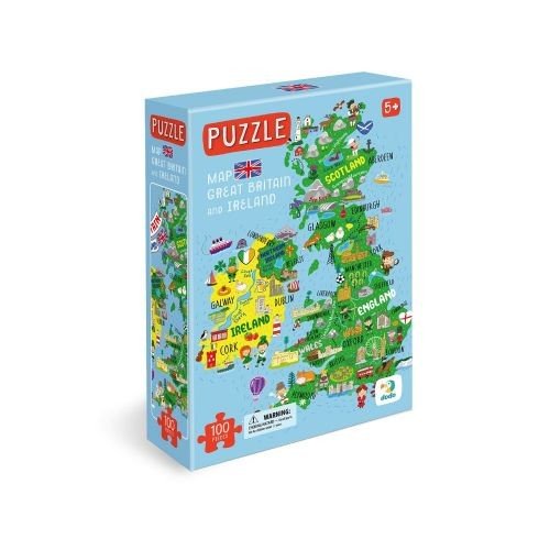 Пазл «Мапа Великобританії та Ірландії»