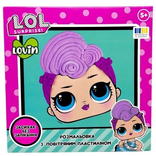Розмальовка пластиліном "L.O.L. Surprise!" (MISS PUNK)