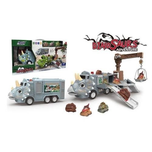 Парковка (інерційний механізм, 3 машинки, підйомний кран, 10 мелодій, звуки роботи, рик, підсвічування, наліпки, інструкція)