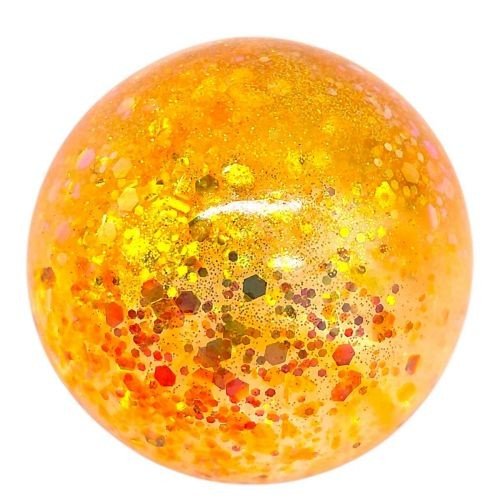 Антистрес жуйка-тягучка "Кулька" 6 см (ПОМАРАНЧЕВА)