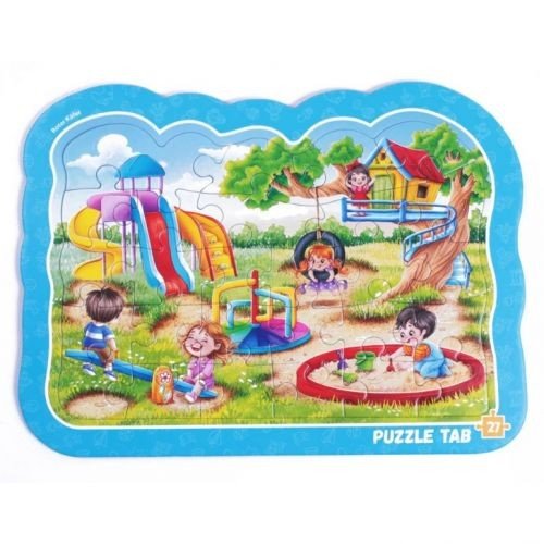 Гра розвиваюча (пазли-вкладиші) "Дитячий майданчик"