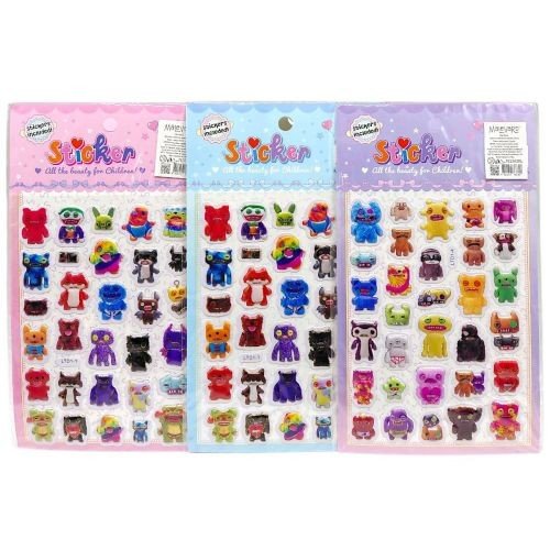 Наліпки декоративні "Фуглери" мікс