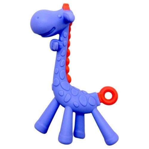 Силіконовий прорізувач Жираф без футляру (ФІОЛЕТОВИЙ)