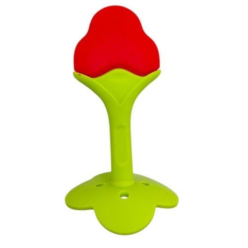 Силіконовий прорізувач Фрукти (ЧЕРВОНИЙ)