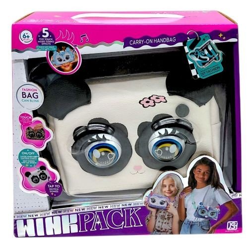 Інтерактивна сумочка (кліпає, звуки, музика, реагує на дотик) у коробці 25х24х10 см