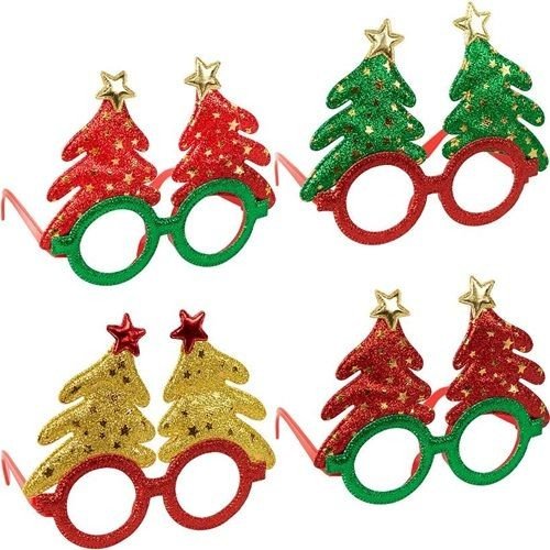 Окуляри новорічні "Капелюшки" мікс