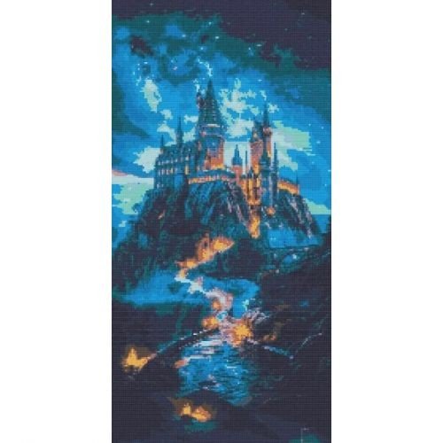 Алмазна мозаїка "Хогвартс" 40х80 см