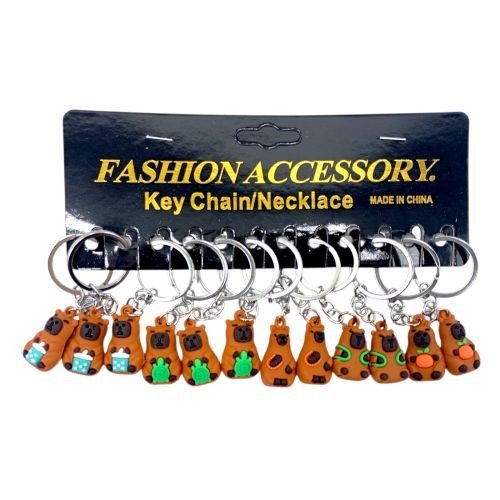 Брелоки гумові Капібари 9 см