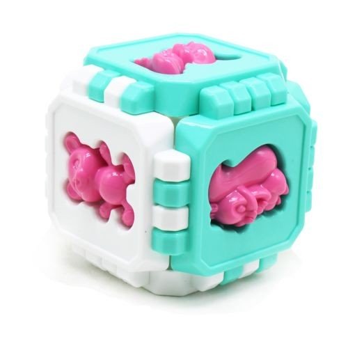 Кубик пазл з тваринами (різнокольоровий)