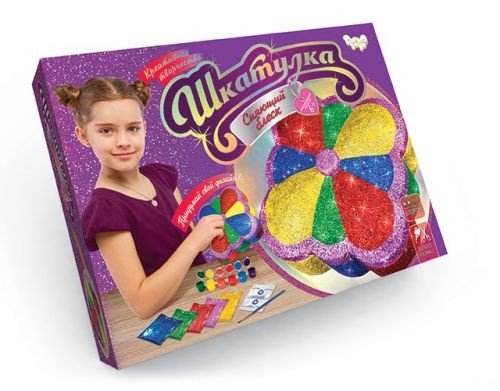 Набір для творчості "Блискуча паєтками", "Скринька"