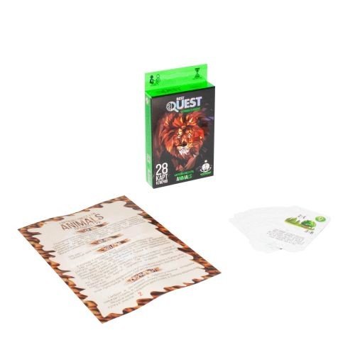 Карткова квест-гра "Best Quest: Тварини" (укр)