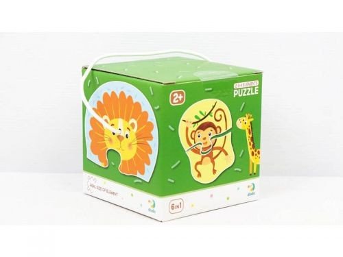 Пазли "Дикі тварини" (6 пазлів)