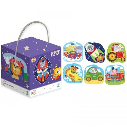 Пазли "Транспорт" (6 пазлів)