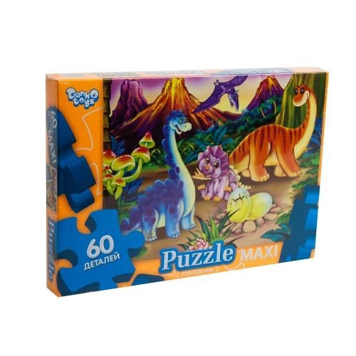 Пазли Maxi "Динозаври", 60 елементів