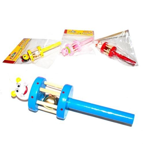 Брязкальце дерев'яна "Звірятка"