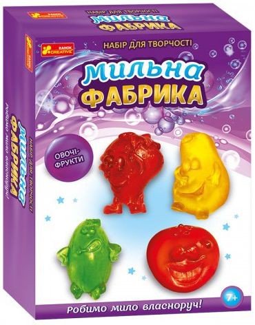 Набір для творчості "Мильна фабрика: Овочі та фрукти"