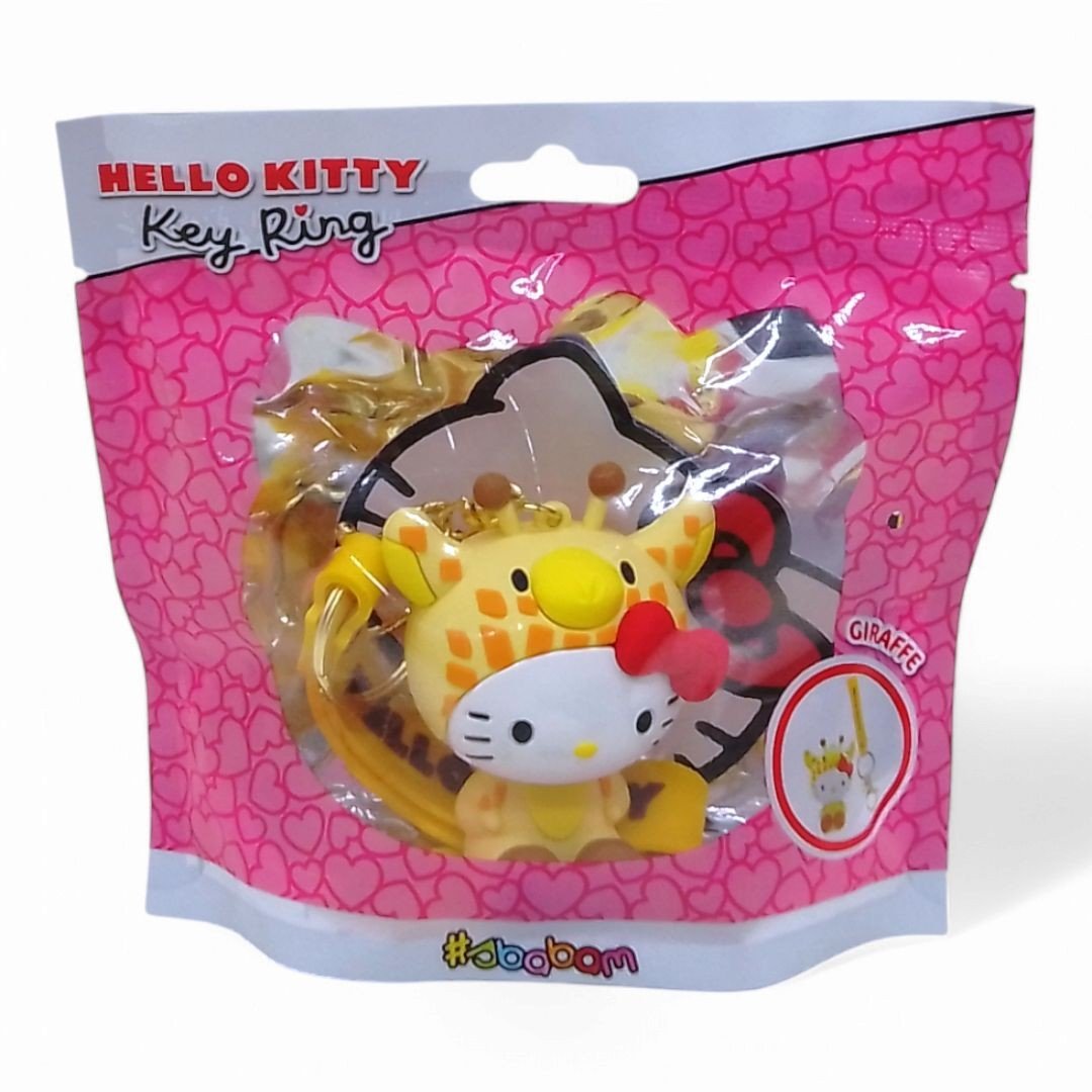 Фото1.Колекційна фігурка-брелок серії аніме Hello Kitty (жираф)