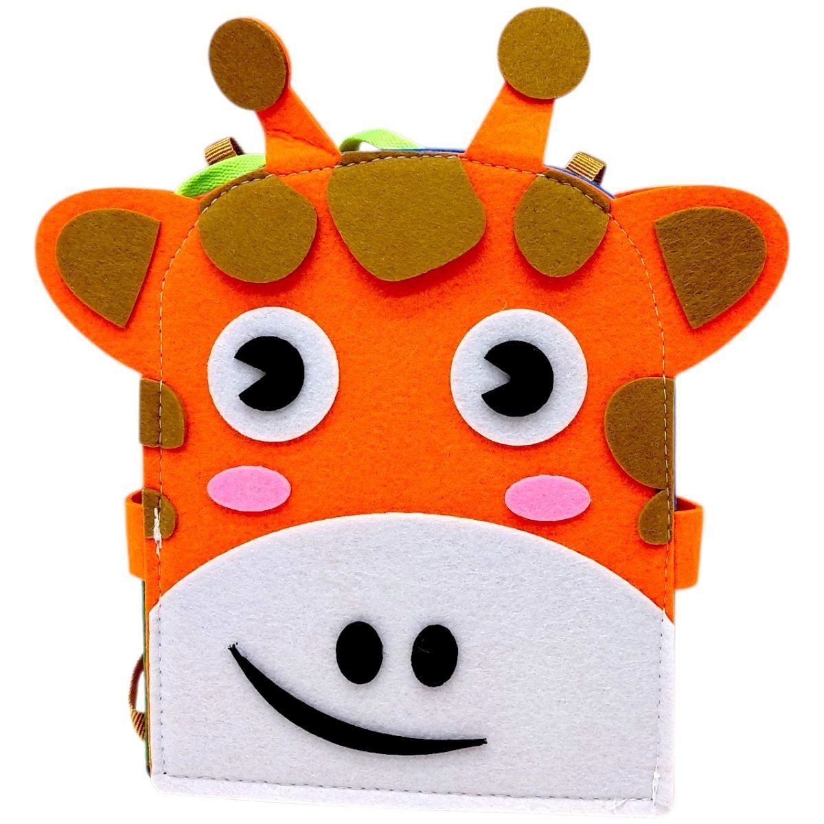 Фото1.Логічна папка (фетр, годинник, застібки, рахівничка, шнурівка, ремінець)