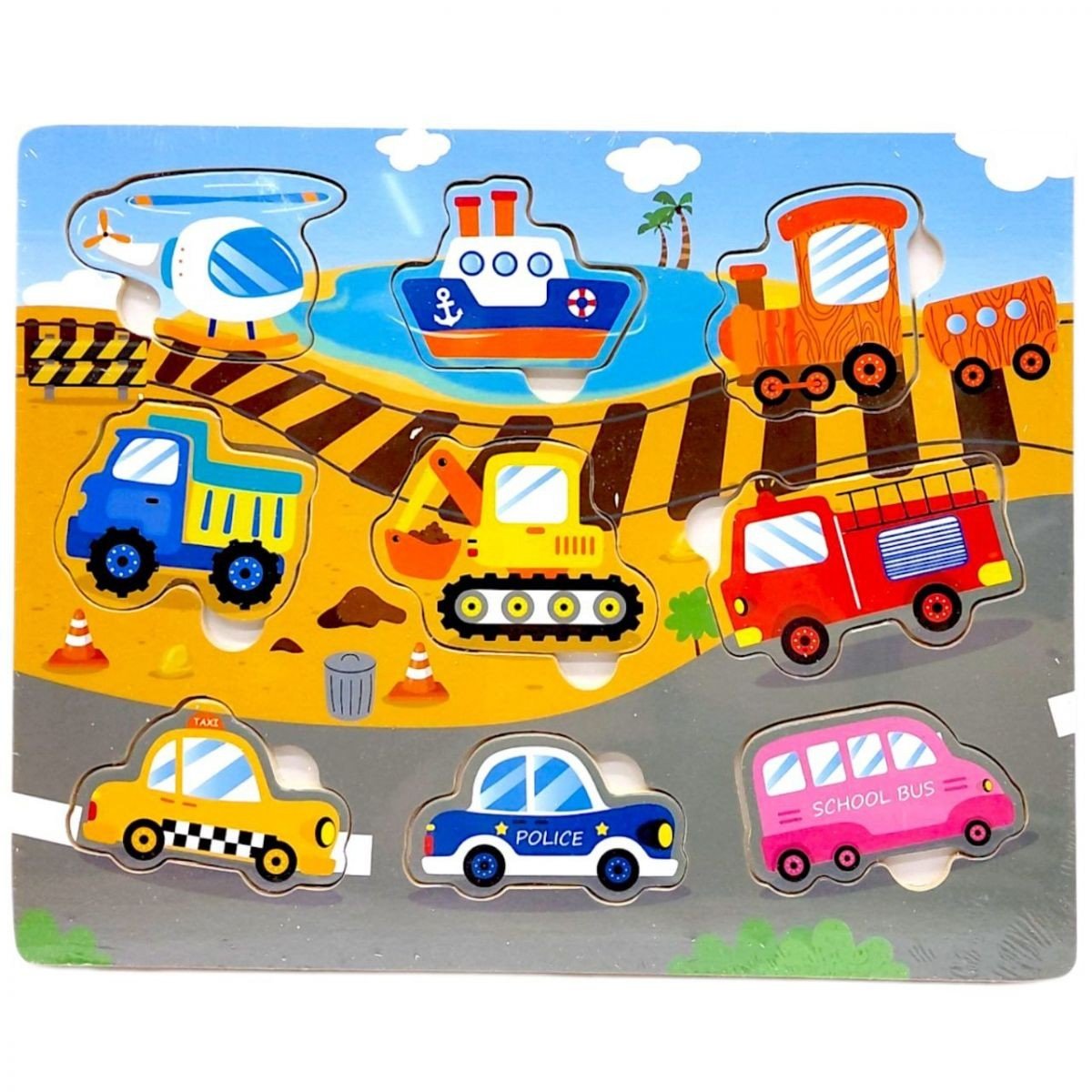 Фото1.Вкладиші деревʼяні, 22,5х18 см (ТРАНСПОРТ)