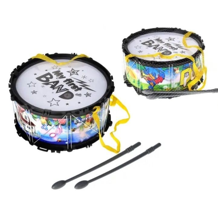 Фото1.Дитячий барабан розмір 21x21x10 см (мікс)