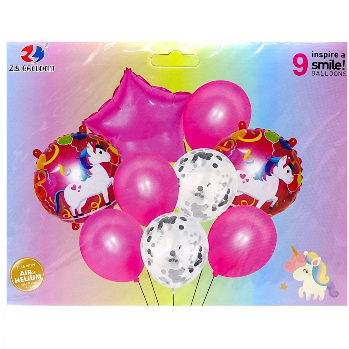 Фото1.Кулі повітряні набір - святковий
