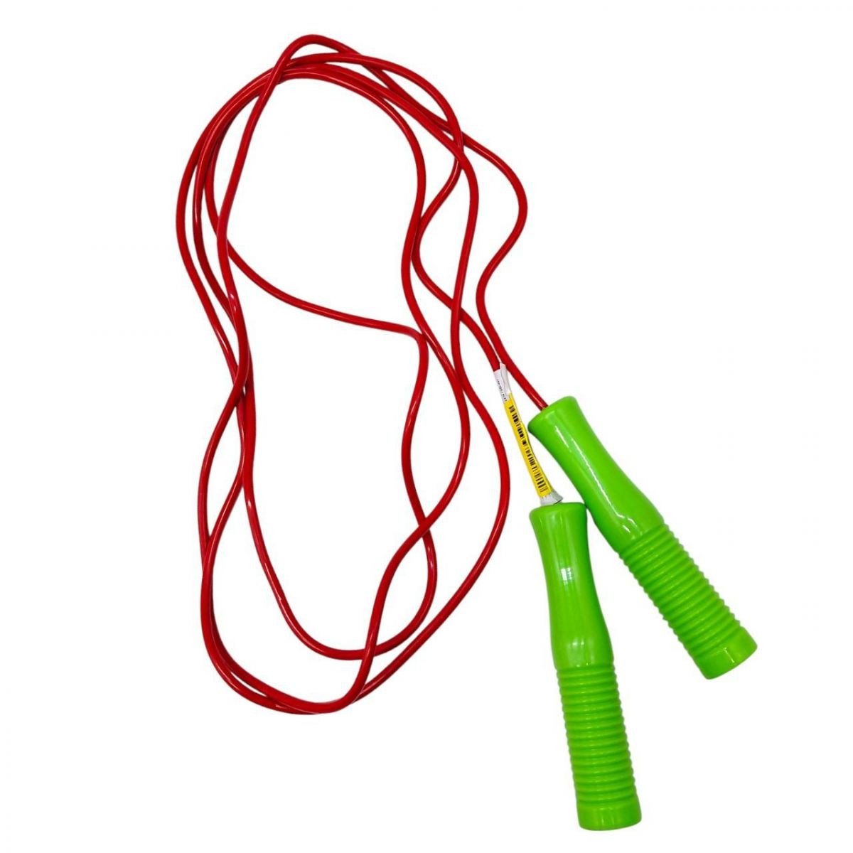 Фото1.Скакалка №2 кольорова 260см (ЧЕРВОНА)